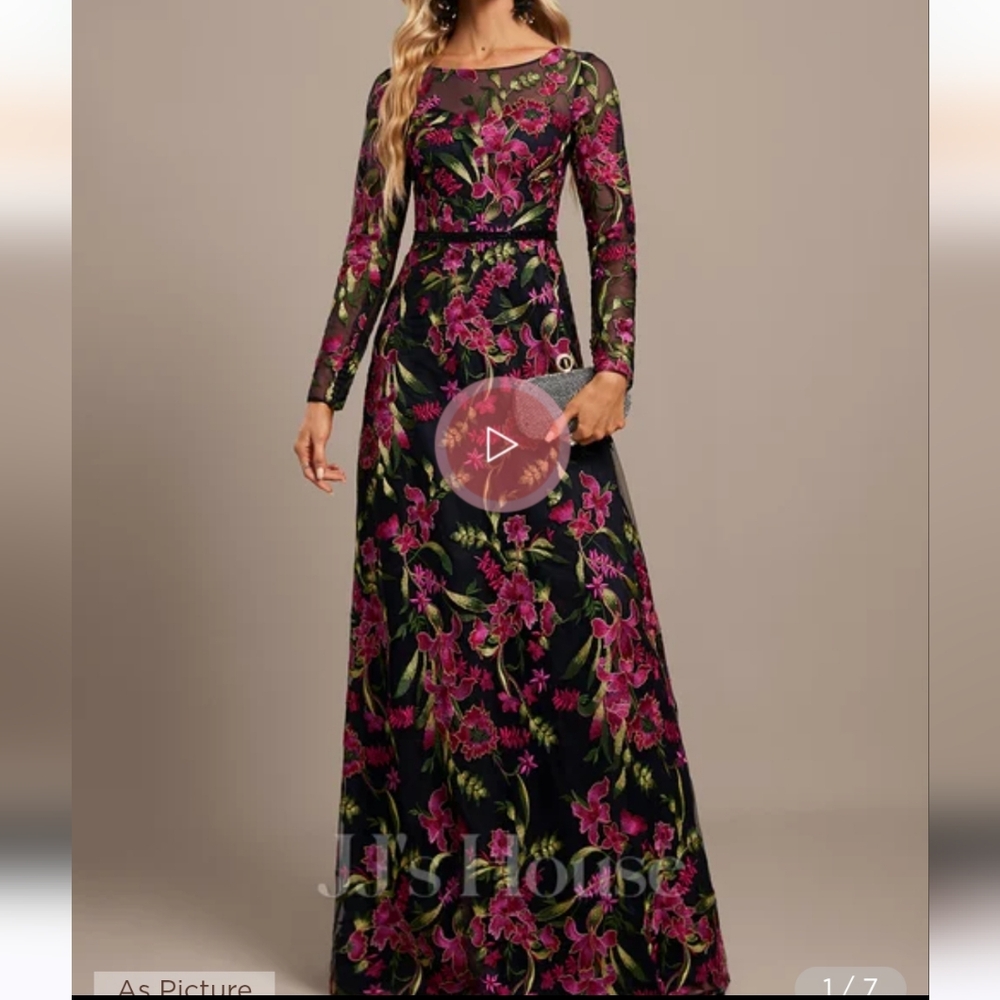 Floral Long Sleeve Dress